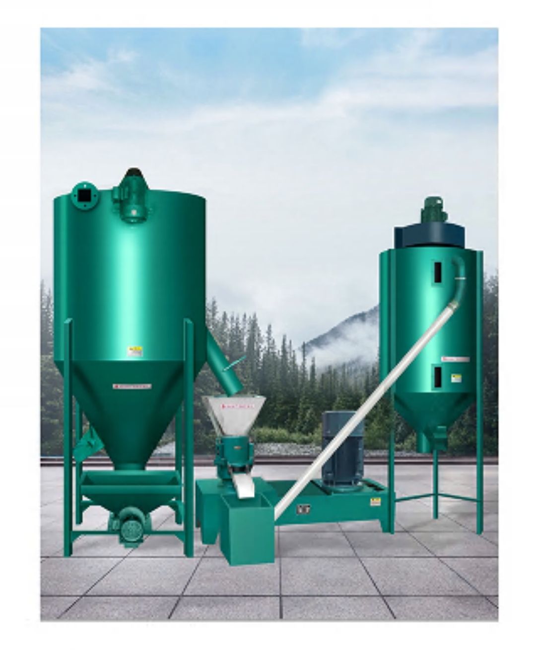 COTV全球直播-嵊州市金塔通用机械有限公司生产50公斤、100公斤、250公斤、350公斤、600公斤、1000公斤、2500公斤的饲料机械，及搅拌机、冷却机、铡草机、粉碎机、上料机，欢迎大家光临！