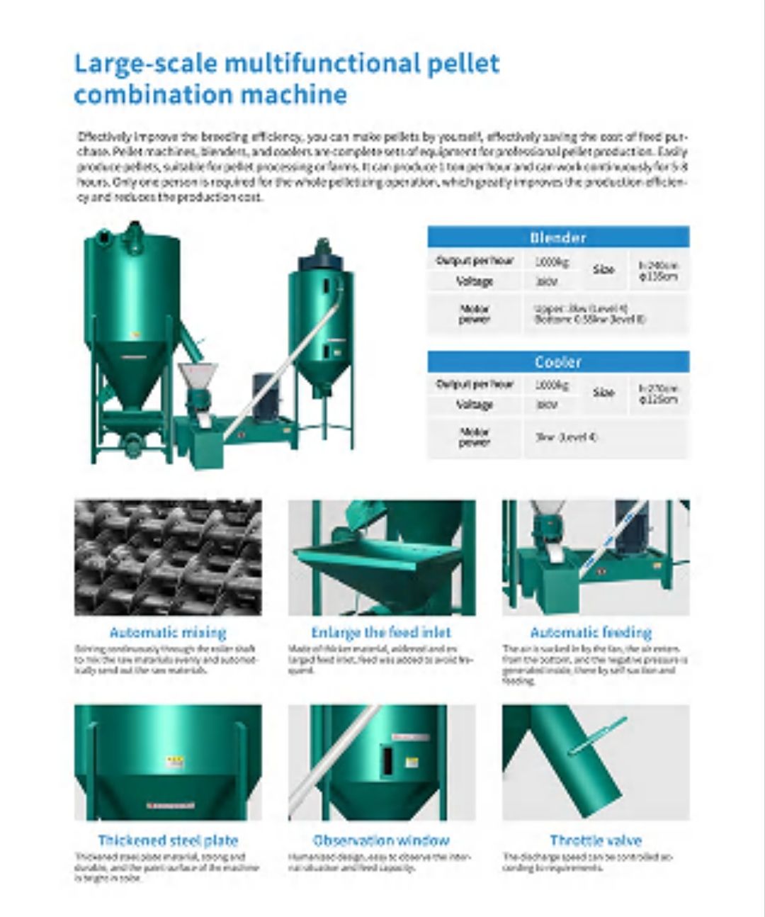 COTV全球直播-嵊州市金塔通用机械有限公司生产50公斤、100公斤、250公斤、350公斤、600公斤、1000公斤、2500公斤的饲料机械，及搅拌机、冷却机、铡草机、粉碎机、上料机，欢迎大家光临！