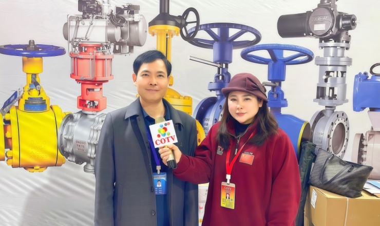 COTV全球直播：福建省真特阀门科技有限公司专业生产各种球阀、闸阀、蝶阀、水阀、气流控制阀等产品，总经理洪俊瑜欢迎大家光临！