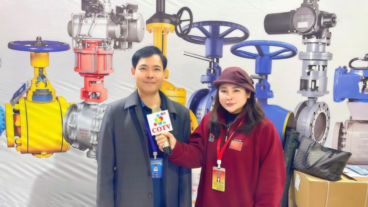 COTV全球直播：福建省真特阀门科技有限公司专业生产各种球阀、闸阀、蝶阀、水阀、气流控制阀等产品，总经理洪俊瑜欢迎大家光临！