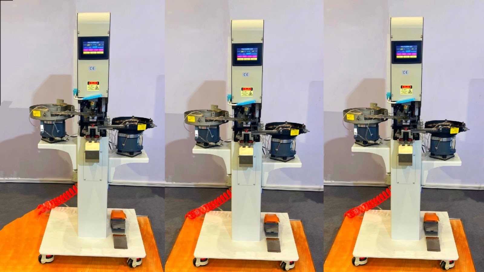 COTV全球直播-温州市煜丰机械制造厂专业生产自动冲孔打扣机、五爪扣，摇头扣、铆钉、四合扣、槽扣、鸡眼扣、自动冲孔打扣窗帘环一体机以及自动上胶围拉链机、锤平机、折边机、包条机，欢迎大家光临！