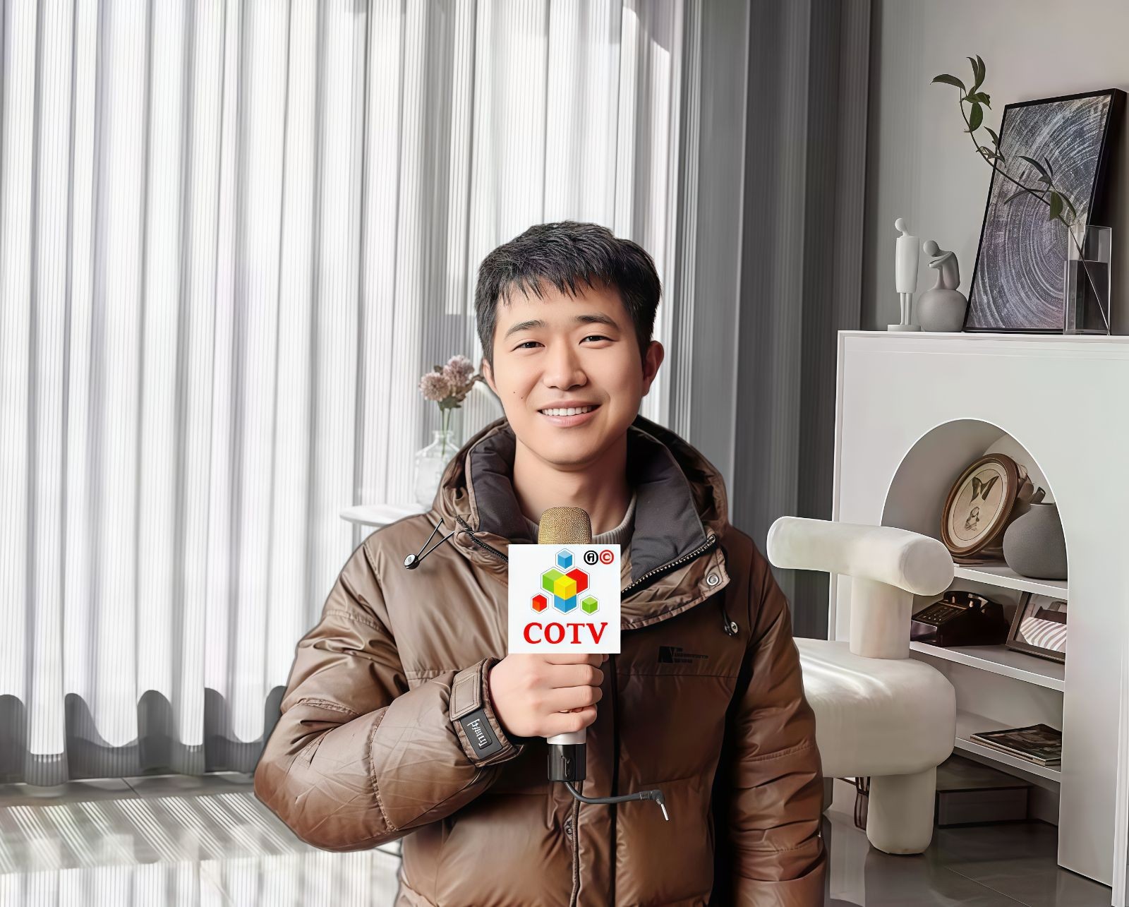 COTV全球直播-绍兴览致纺织品有限公司专业经营纺织品家纺窗帘的设计、加工生产和销售，拥有大型样品展厅和仓库及窗帘产品加工生产基地,欢迎新老客户洽谈采购！总经理崔红彬欢迎大家光临！