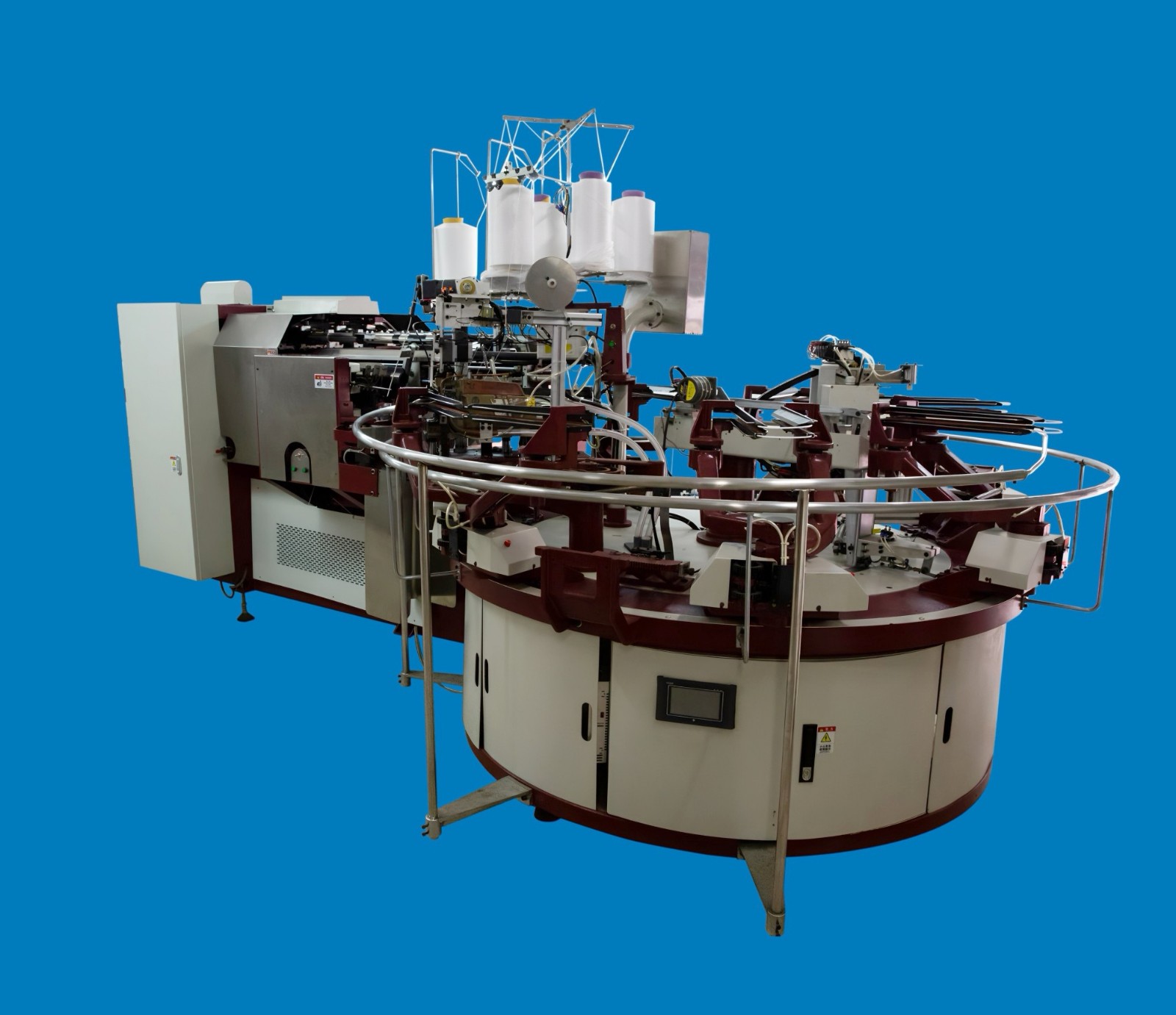 COTV全球直播-义乌市剑影纺织科技有限公司专业研发生产: 自动联合缝档一体机、自动缝头机、双管缝头机、双管自动剪线机等纺织袜机机械产品，欢迎大家光临！