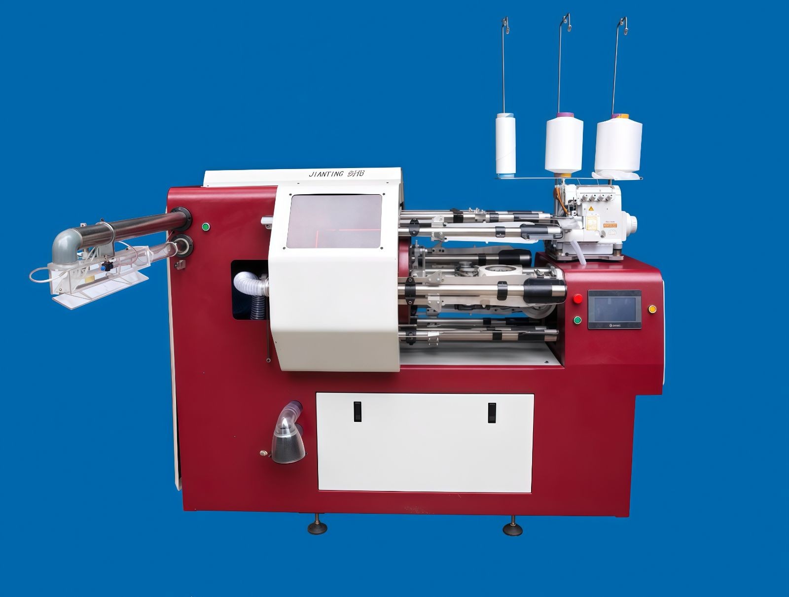 COTV全球直播-义乌市剑影纺织科技有限公司专业研发生产: 自动联合缝档一体机、自动缝头机、双管缝头机、双管自动剪线机等纺织袜机机械产品，欢迎大家光临！