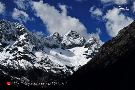 美丽的雪山