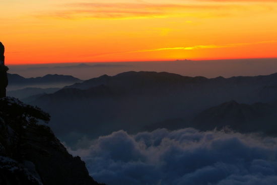 黄山的晨曦