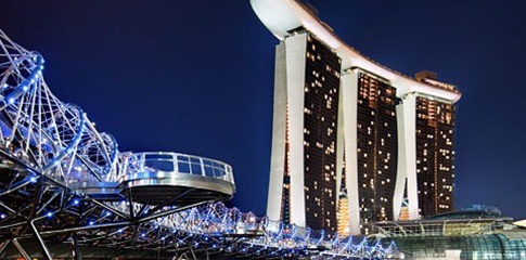 新加坡滨海湾金沙会展中心Marina Bay Sands