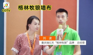 COTV专访-绍兴市格林牧狼墙布公司总经理刘波
