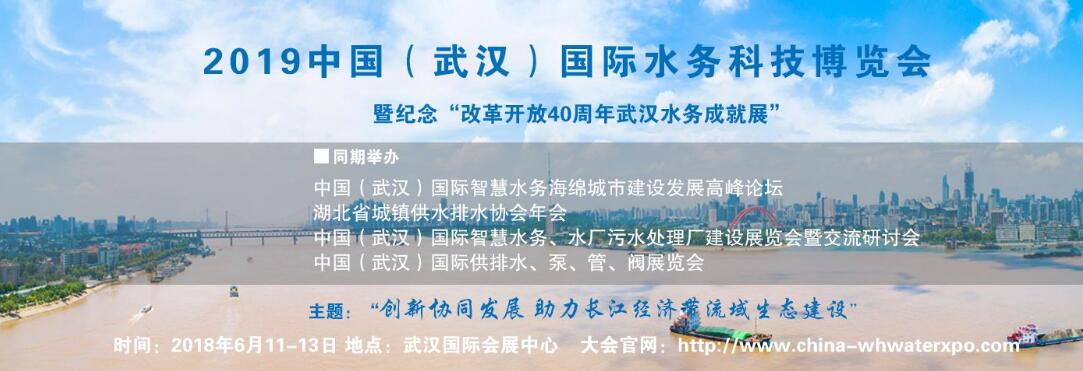 2019中国（武汉）国际水务科技博览会-大号会展 www.dahaoexpo.com