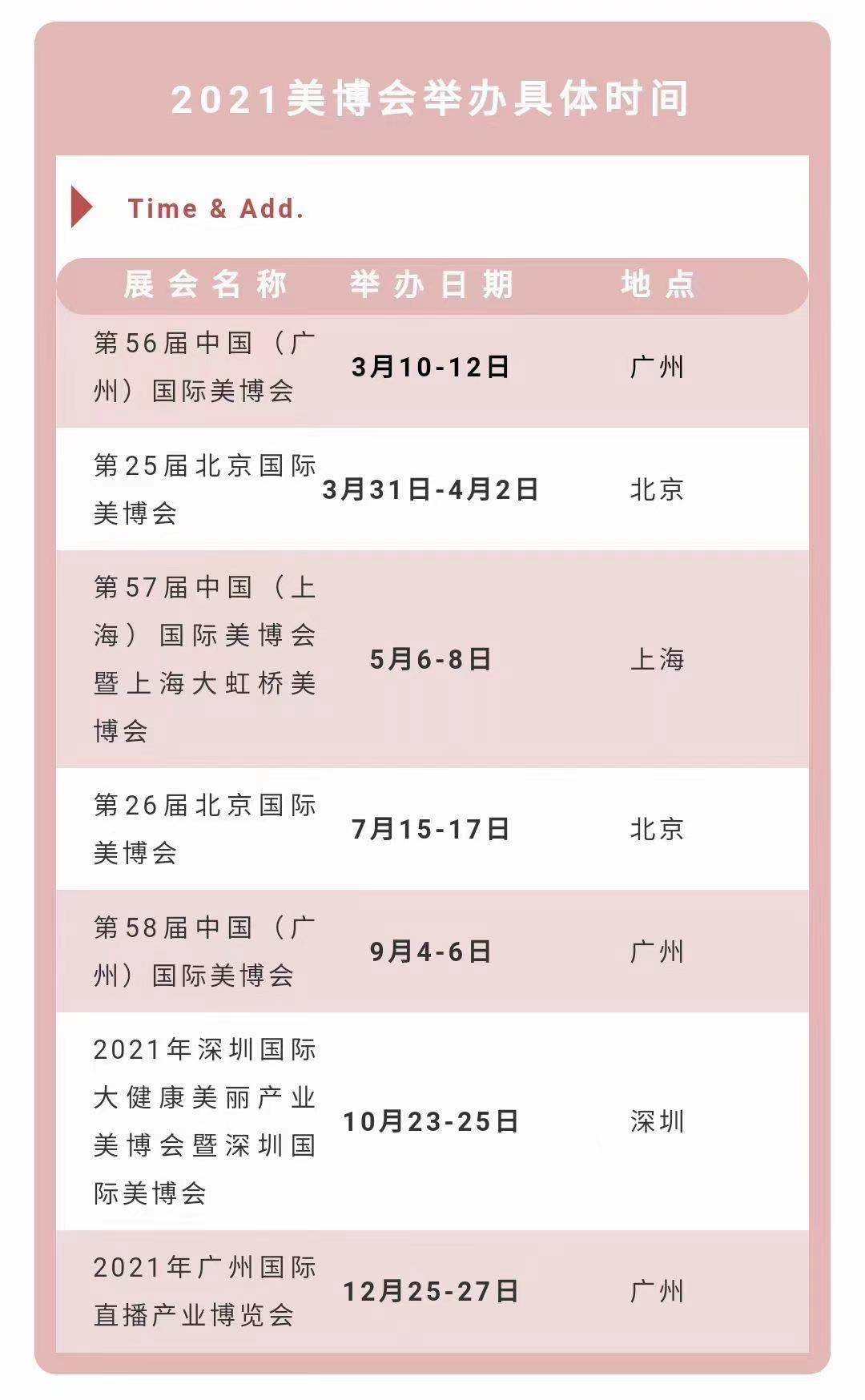 2021琶洲9月美博会打造众多精华看点 2021琶洲9月美博会打造众多精华看点