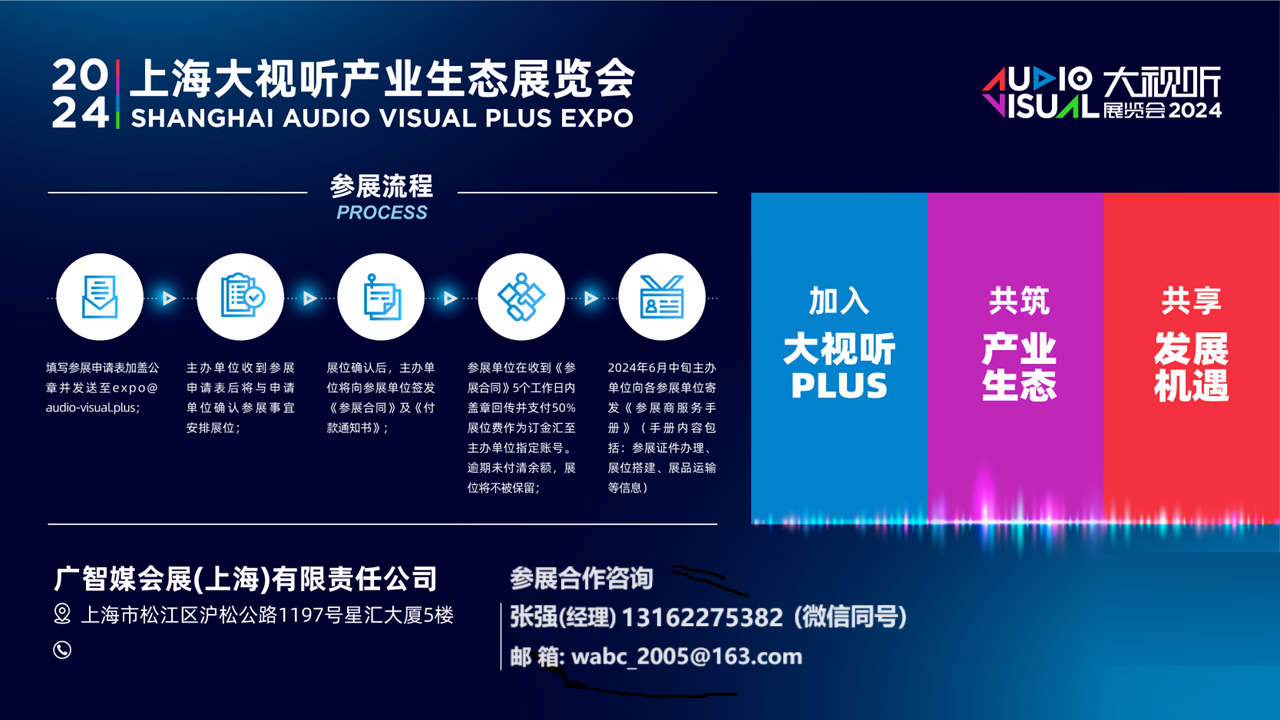 2024 Shanghai International Audiovisual Industry Ecological Exhibition - www.globalomp.com