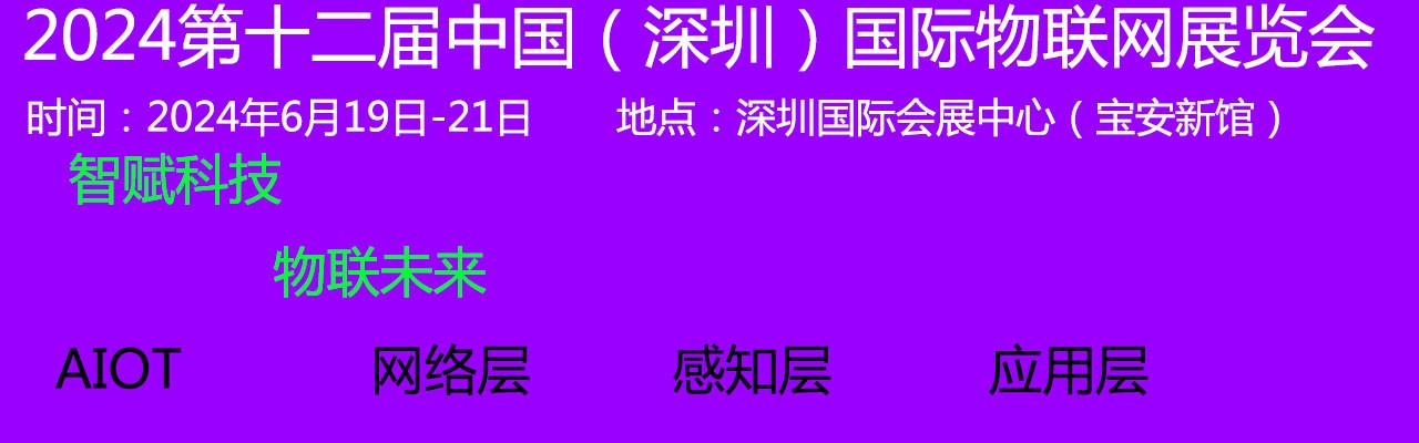 2024第十二届中国（深圳）国际物联网展览会-大号会展 www.dahaoexpo.com