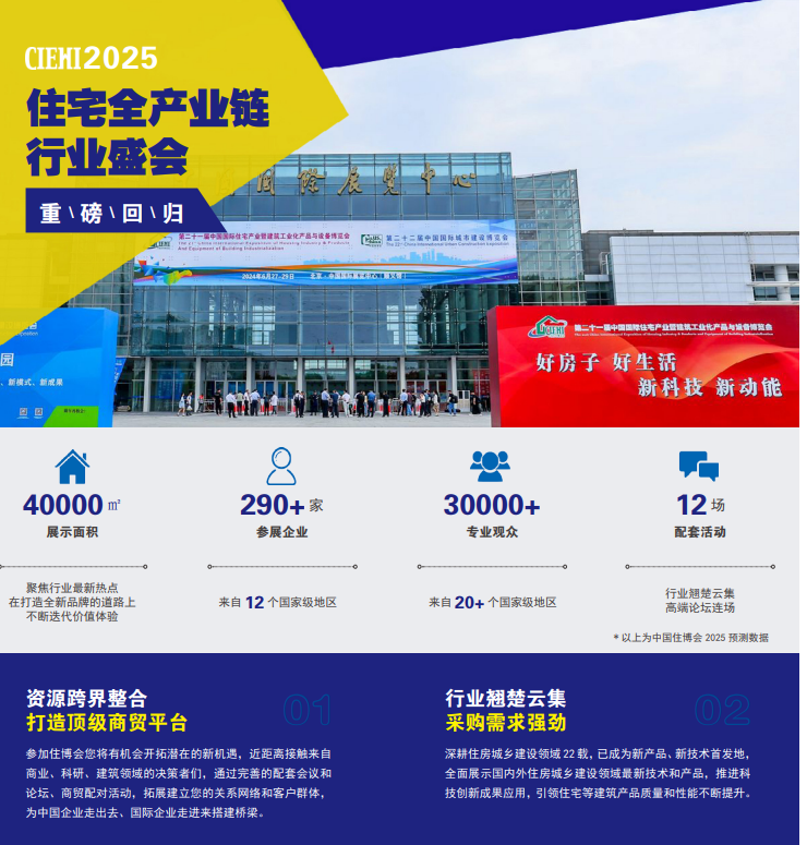 2025第 22 届中国北京国际住宅产业暨工业化产品与设备博览会-大号会展 www.dahaoexpo.com