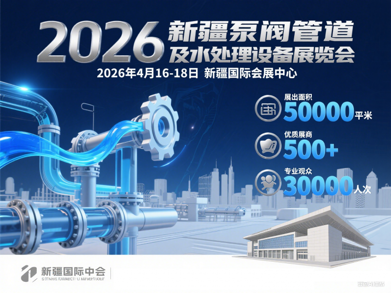 2026新疆泵阀管道及水处理设备展览会 2026新疆泵阀管道及水处理设备展览会