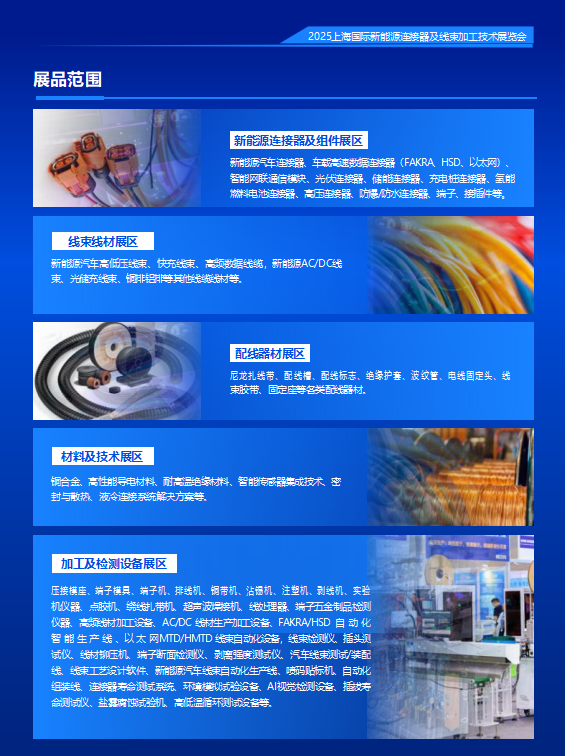 The dazzling city! 2025 Shanghai International New Energy Connector and Wire Harness Processing Technology Exhibition - www.globalomp.com