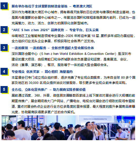 聚焦！2026深圳国际工业自动化及机器人展览会