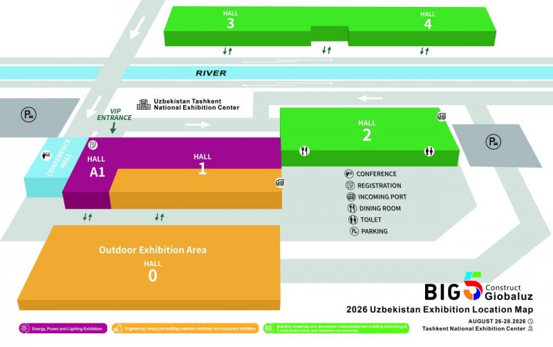聚焦！2026年中亚五国（乌兹别克斯坦）五大行业展览会 邀请函