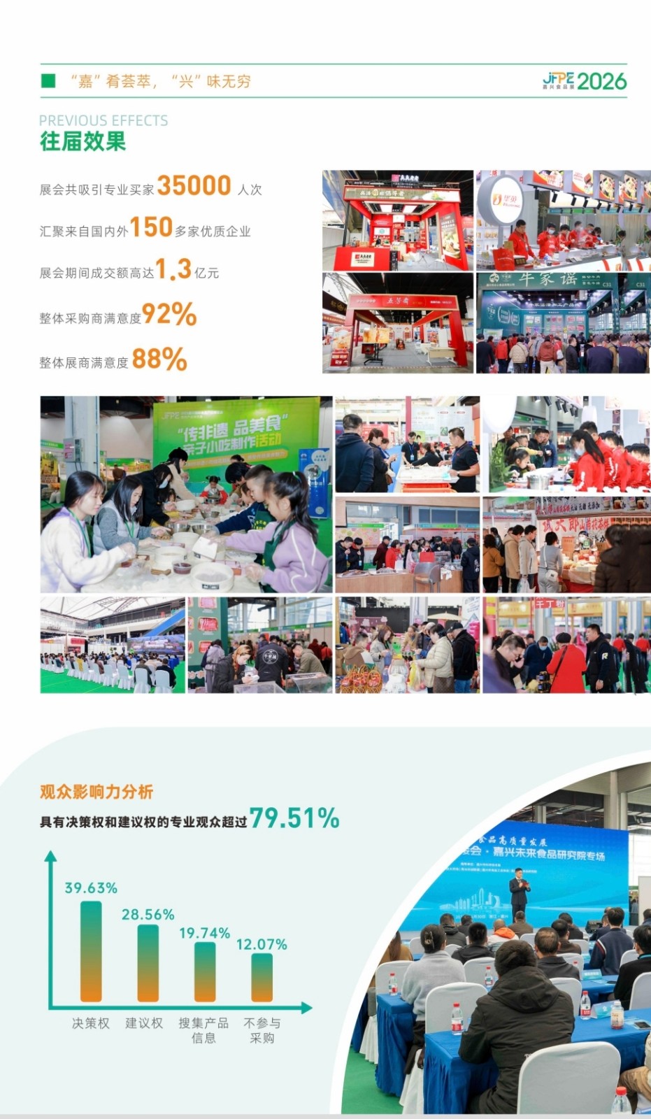 2026中国（嘉兴）食品产业博览会暨农产品博览会于2026年11月28日-30日在嘉兴国际会展中心开幕！欢迎各地企业及观众釆购商报名参展、参观！
