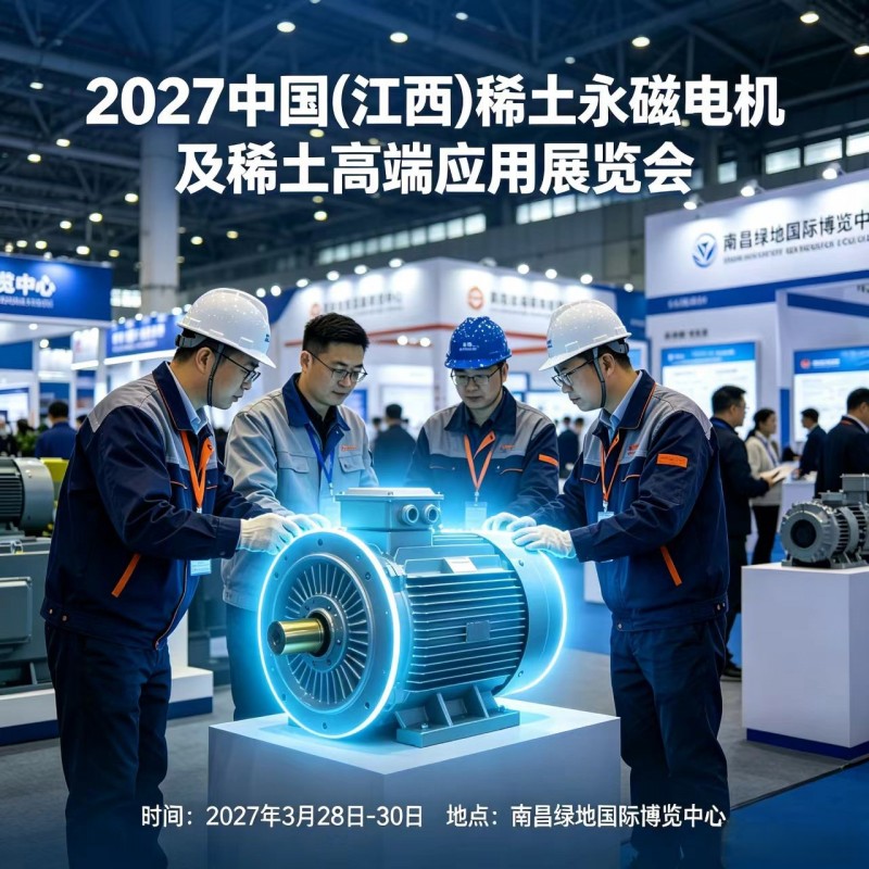 世界钨都|2027中国江西稀土永磁电机及稀土高端应用展览会