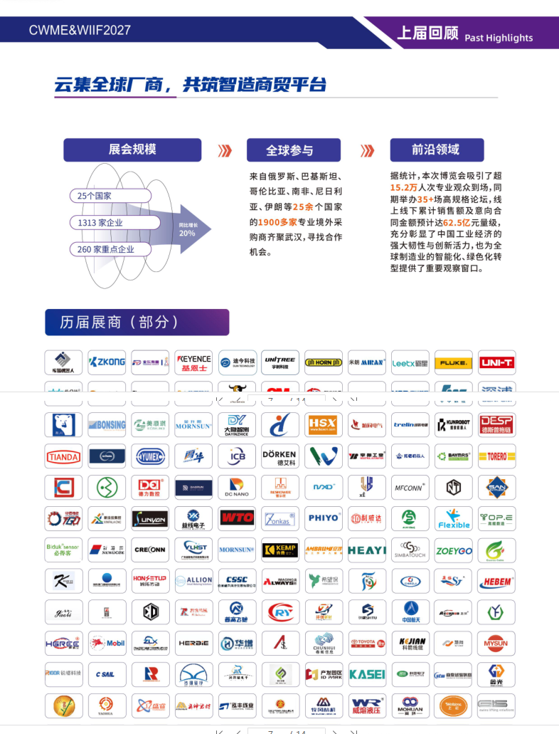 第 27 届中国国际机电产品博览会暨武汉国际工业博览会(武汉机博会・武汉工博会 CWME&WIIF)-大号会展 www.dahaoexpo.com 第 27 届中国国际机电产品博览会暨武汉国际工业博览会(武汉机博会・武汉工博会 CWME&WIIF)-大号会展 www.dahaoexpo.com