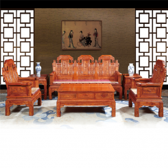 红木沙发组合 红木客厅家具