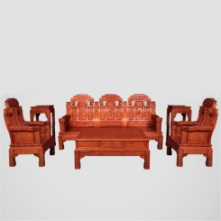 红木沙发组合 红木客厅家具