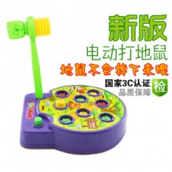 电动不掉打地鼠音乐玩具