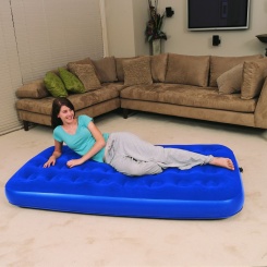 单人户外防水植绒舒适充空气床垫气垫床