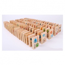 小皇帝玩具 识字多米诺骨牌玩具 认字益智骨牌玩具 XHD9163 1