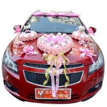 婚车装饰用品 卡通婚车装扮 小熊婚车装饰