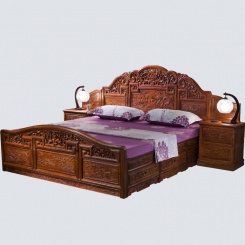 红木实木大床卧室红木家具双人1.8米婚床