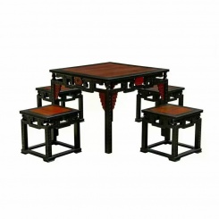红木家具餐桌一桌四椅小方桌实木简约餐桌餐椅组合