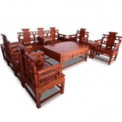 红木家具客厅实木沙发组合中式红木沙发