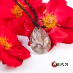 八福正品 天然绿幽灵红幽灵吊坠水晶景石招财改运旺事业情侣包邮