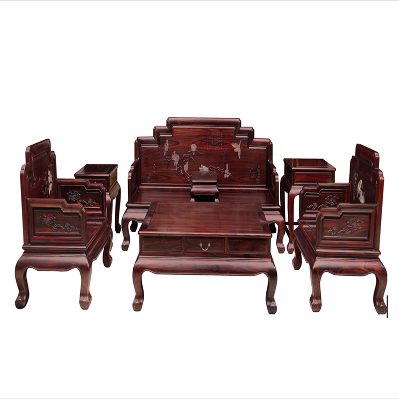 红木客厅沙发实木明清仿古组合古典家具