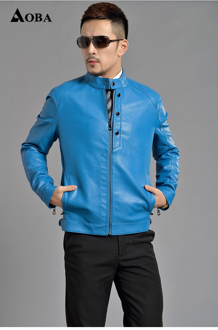 m|l|xl颜色:黄色|黑色|灰色|水蓝色|深蓝色型号:003分类:皮衣商品详情