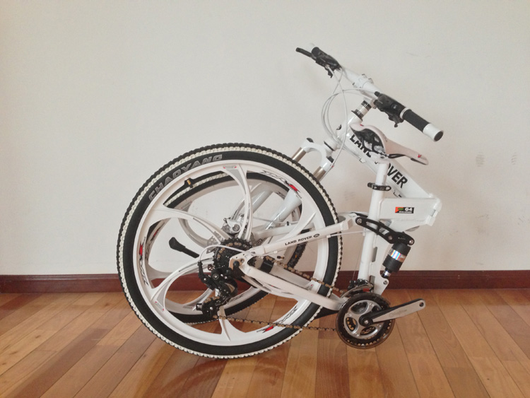 路虎g4超美利达山地自行车/一体轮山地车/折叠车/26寸24速碟刹