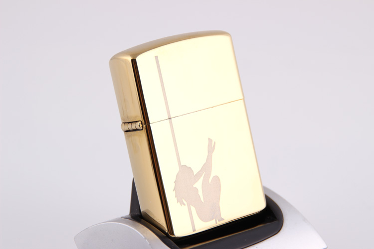 金冰舞女usb打火机充电打火机加厚铜壳usb点烟器