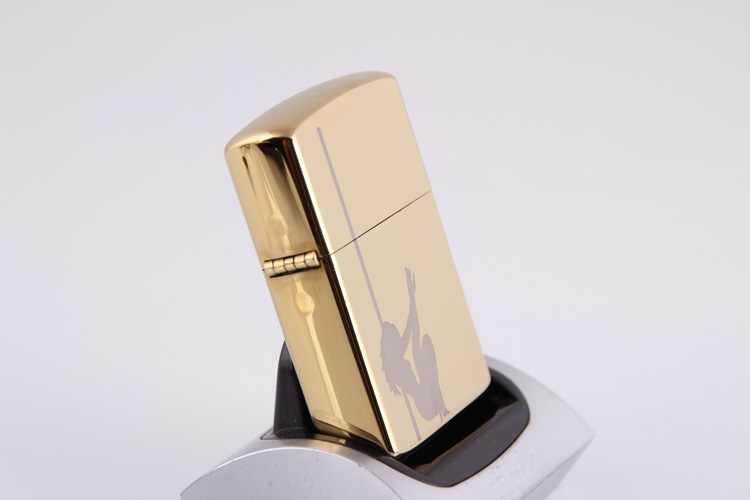 金冰舞女usb打火机充电打火机加厚铜壳usb点烟器