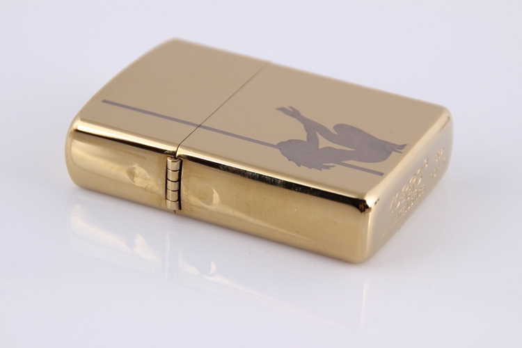 金冰舞女usb打火机充电打火机加厚铜壳usb点烟器