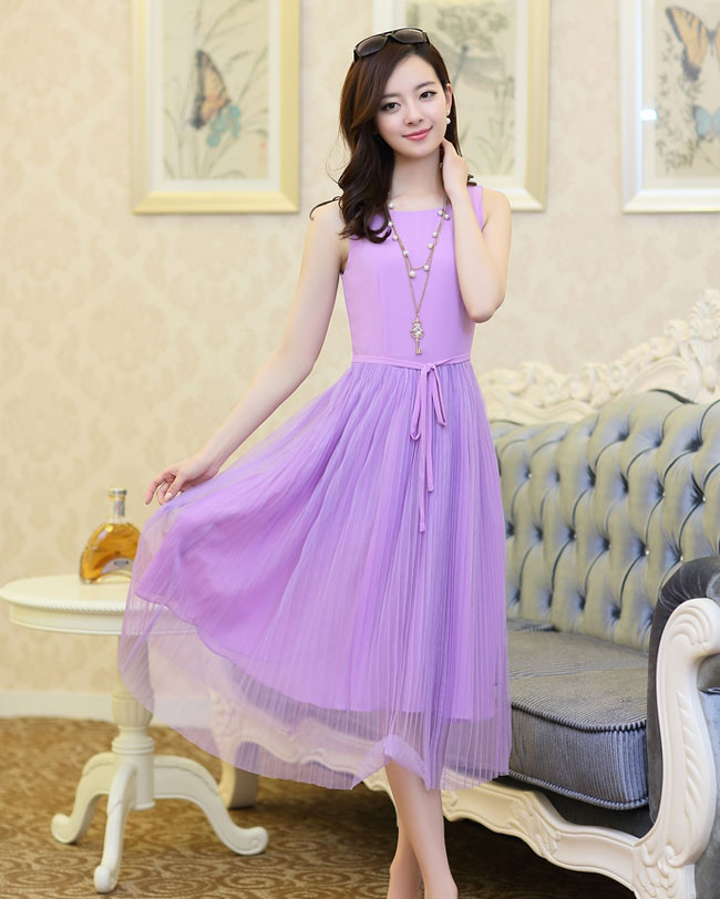 夏季女装夏装欧洲站韩版女装批发品牌新款连衣裙无袖