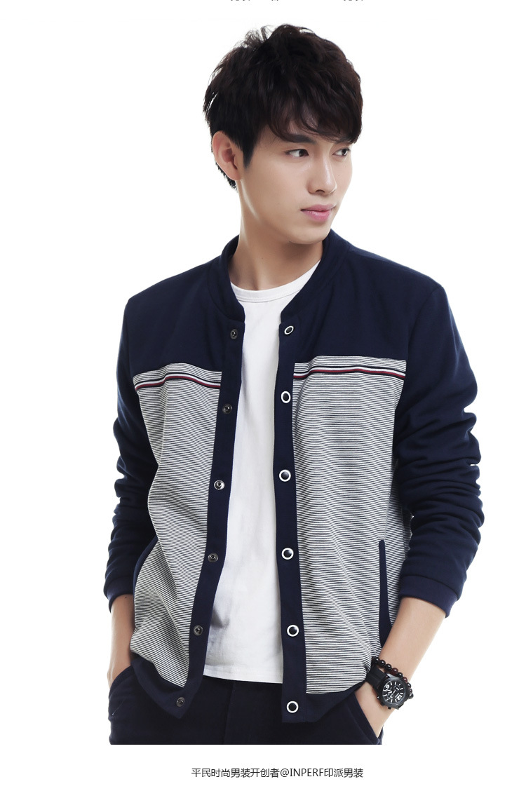 inperf印派男装新款夹克男装短款外套夹克衫