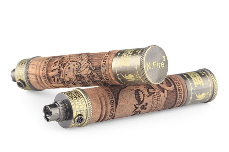 纯手工雕刻木头骷髅鬼头 vape e-fire2代木头电子烟--安心购物 上万众