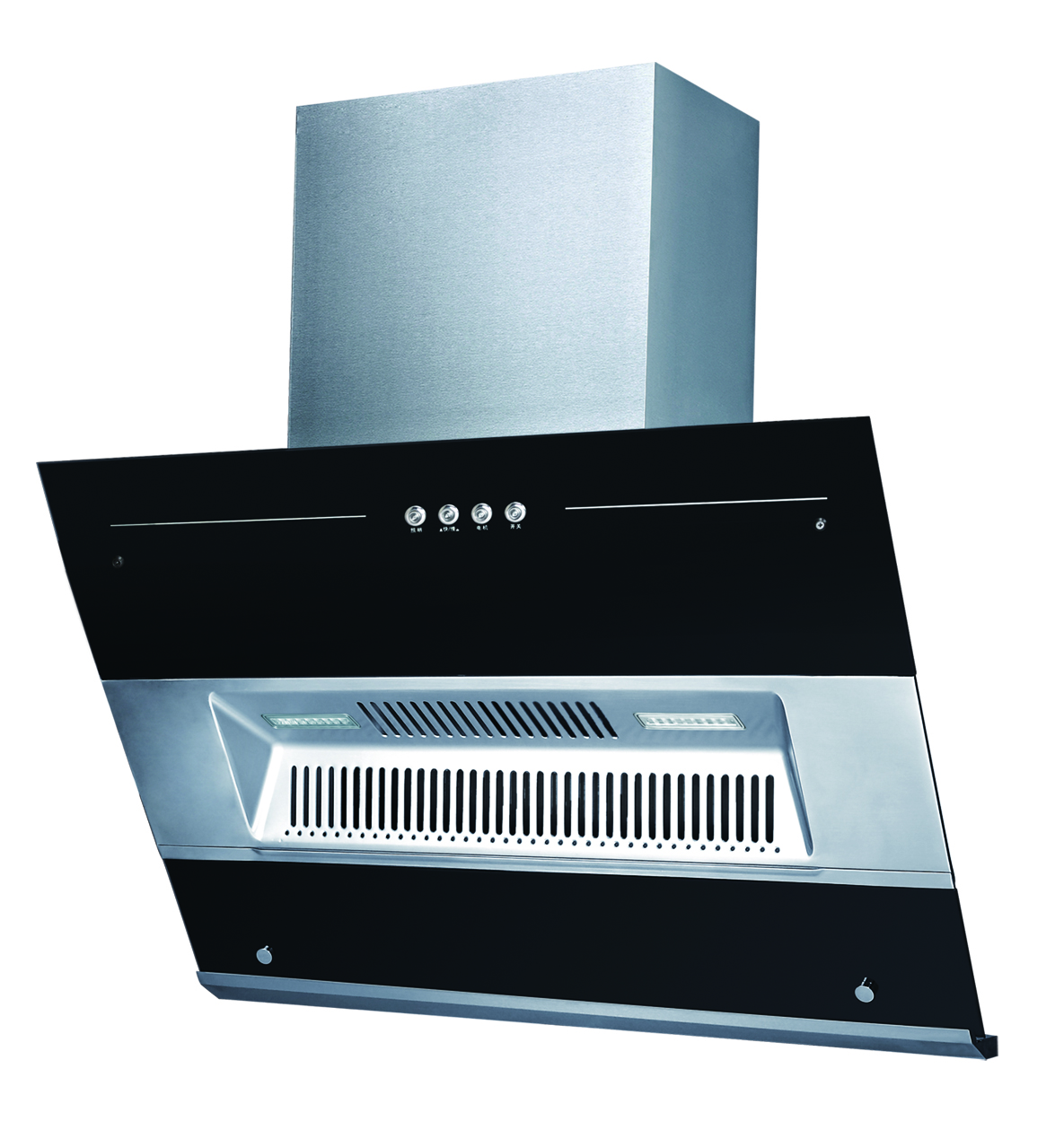 全封闭双滚珠带温控电机抽油烟机