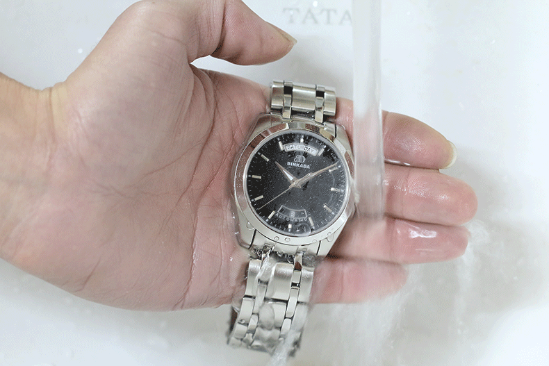 瑞士宾卡达机械表全自动防水精钢商务休闲男士手表腕表