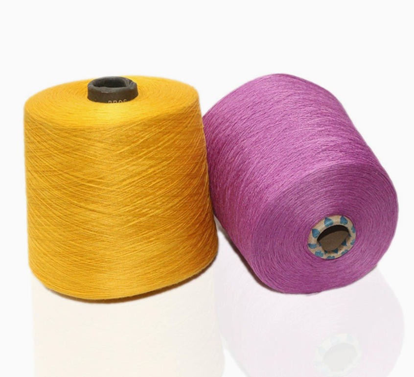 新疆cotton100%针织衫原料高品质20支32S棉纱线批发流行颜色