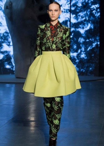 Kenzo2014秋冬时装秀 印花刺绣再现经典1.jpg