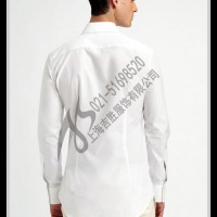 定制白色衬衫 男式长袖修身衬衫定做