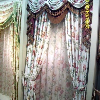 提花窗帘布、装饰家纺、窗帘
