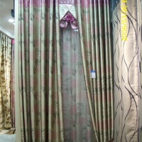 提花窗帘布、装饰家纺、窗帘